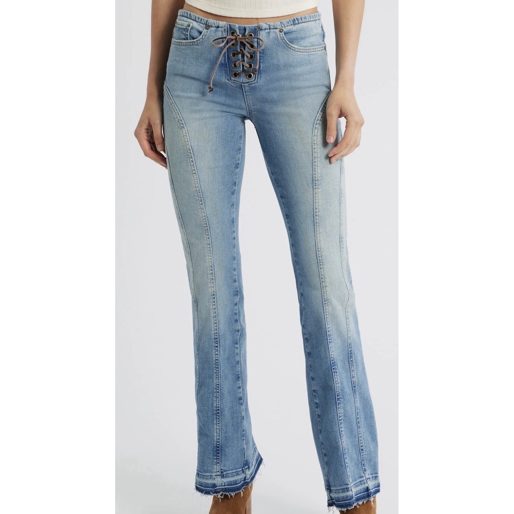 Free People Dust In Glory Flare Jeans Size 26